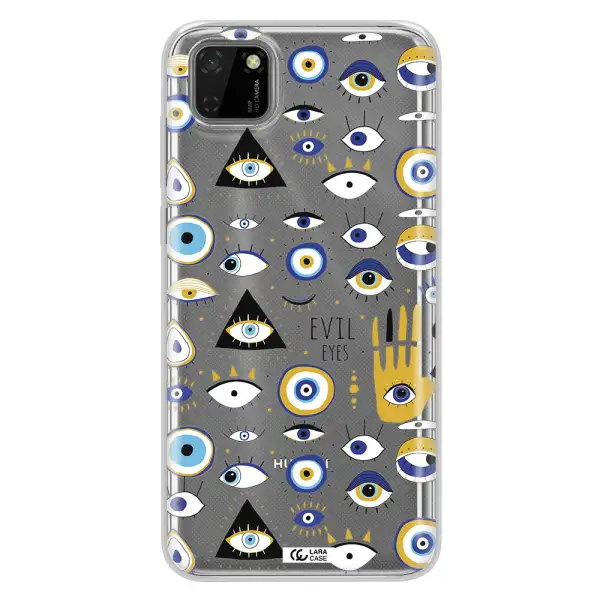 Evil Eyes Huawei Y5P Clear TPU Case