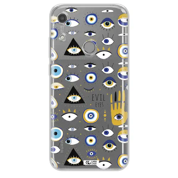 Evil Eyes Huawei Y6S Clear TPU Case