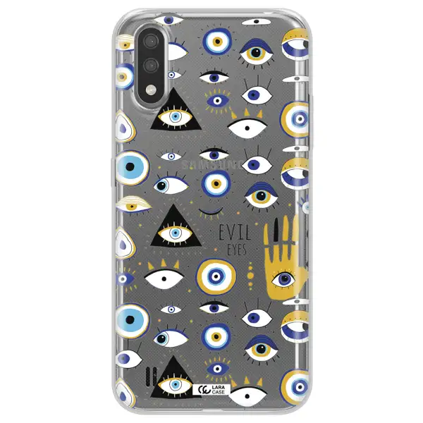 Evil Eyes Samsung A01 Clear TPU Case