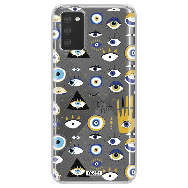 Evil Eyes Samsung A02S Clear TPU Case