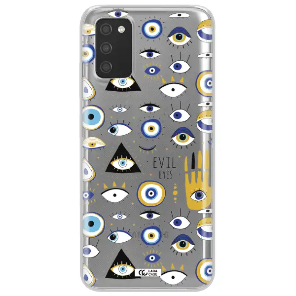 Evil Eyes Samsung A03S Clear TPU Case
