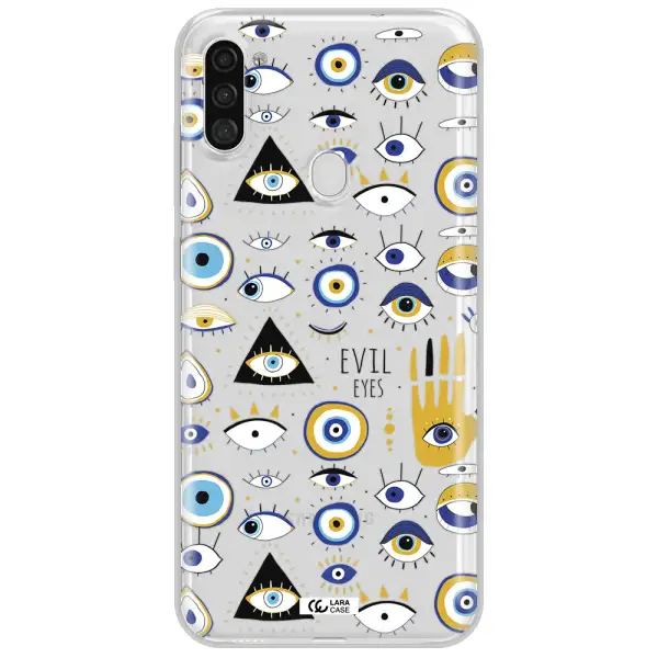 Evil Eyes Samsung A11 Clear TPU Case