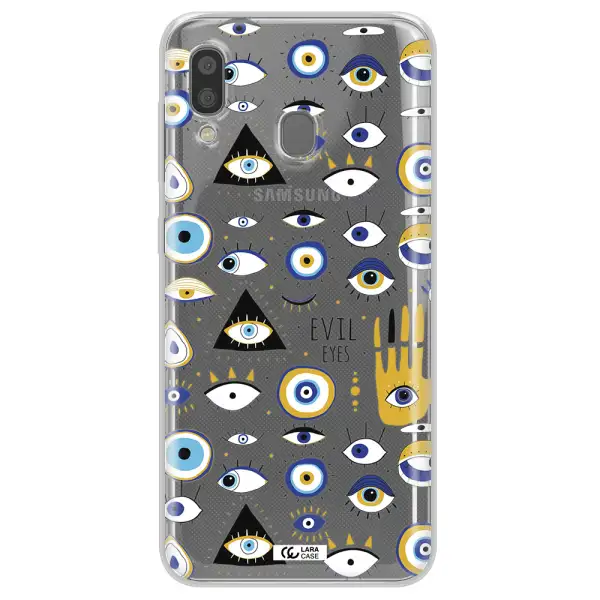 Evil Eyes Samsung A20 Clear TPU Case