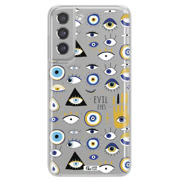 Evil Eyes Samsung A21 Fe Clear TPU Case
