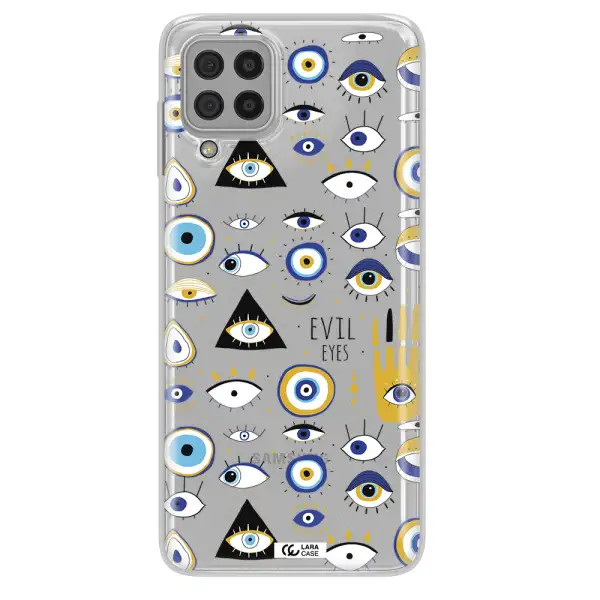 Evil Eyes Samsung A22 4g Clear TPU Case