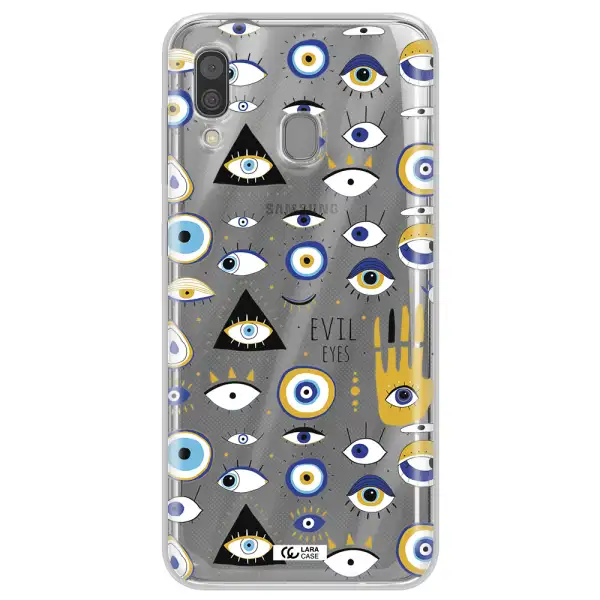 Evil Eyes Samsung A30 Clear TPU Case