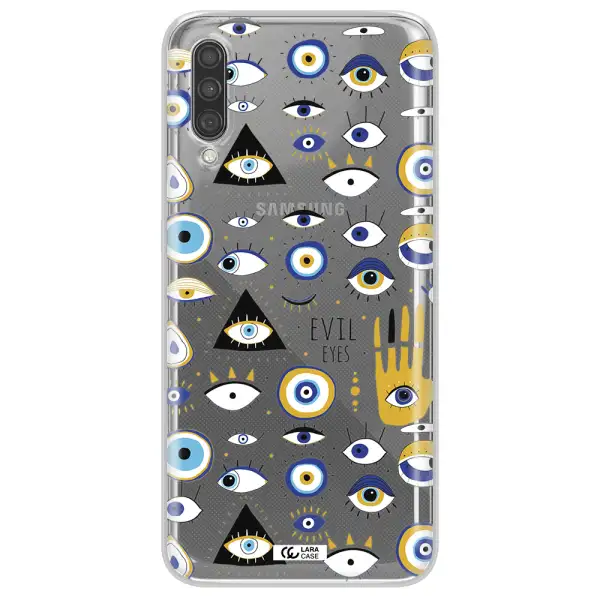 Evil Eyes Samsung A30S Clear TPU Case