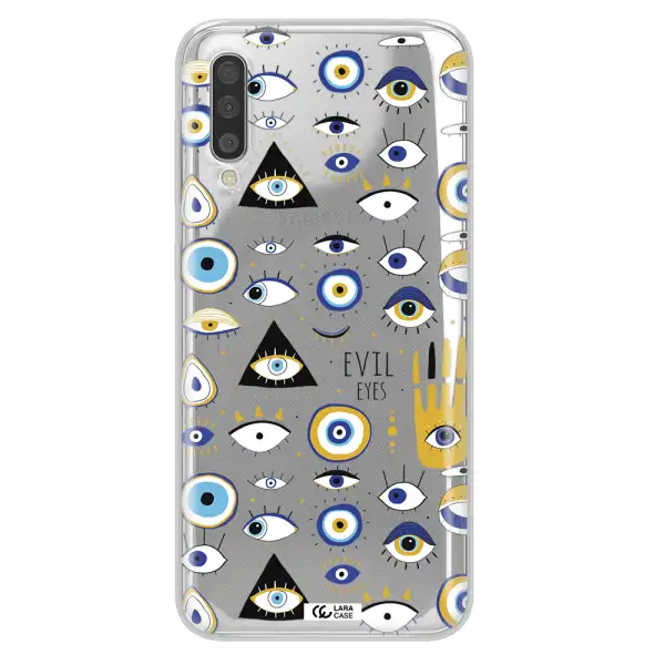 Evil Eyes Samsung A50 Clear TPU Case