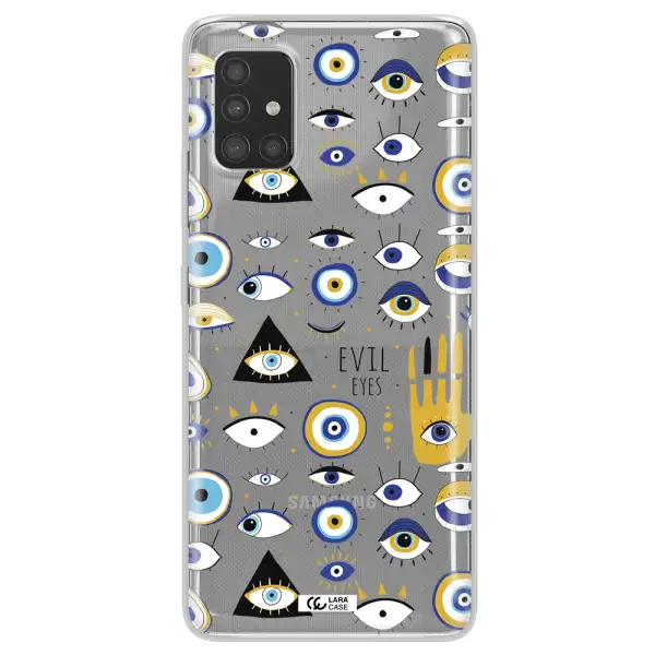 Evil Eyes Samsung A51 Clear TPU Case