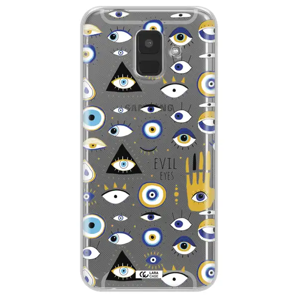 Evil Eyes Samsung A6 Clear TPU Case