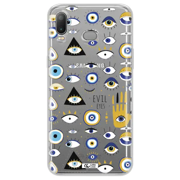Evil Eyes Samsung A6S Clear TPU Case