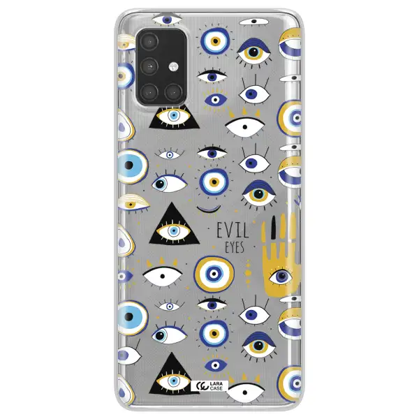 Evil Eyes Samsung A71 Clear TPU Case