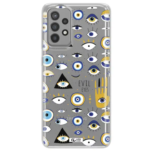 Evil Eyes Samsung A72 Clear TPU Case