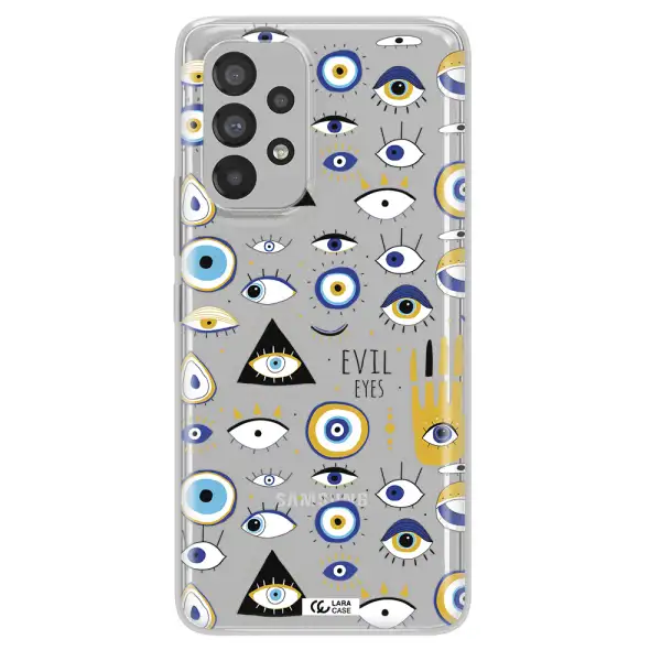 Evil Eyes Samsung A73 Clear TPU Case