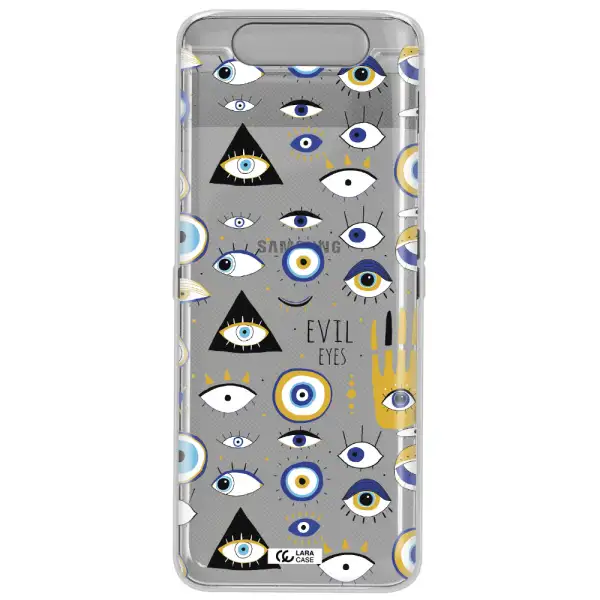 Evil Eyes Samsung A80 Clear TPU Case