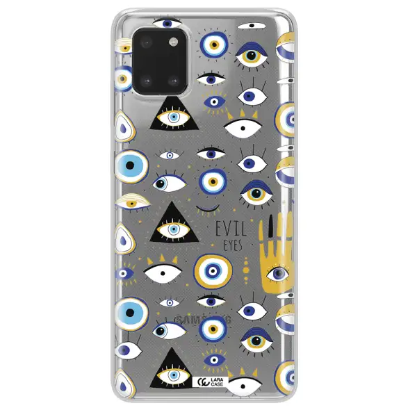 Evil Eyes Samsung A81 Clear TPU Case
