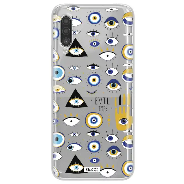 Evil Eyes Samsung A90 Clear TPU Case