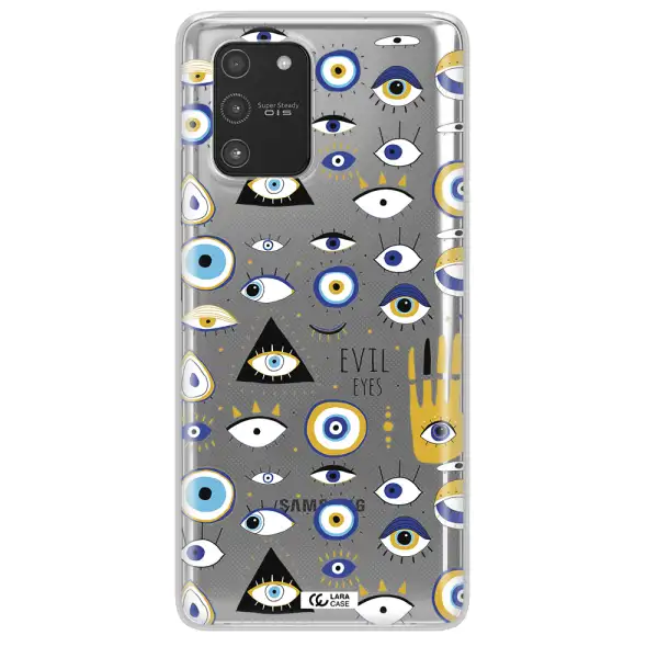 Evil Eyes Samsung A91 Clear TPU Case
