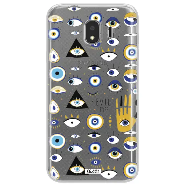 Evil Eyes Samsung J4 Clear TPU Case