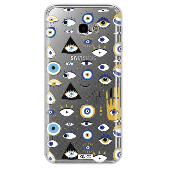 Evil Eyes Samsung J4 Plus Clear TPU Case