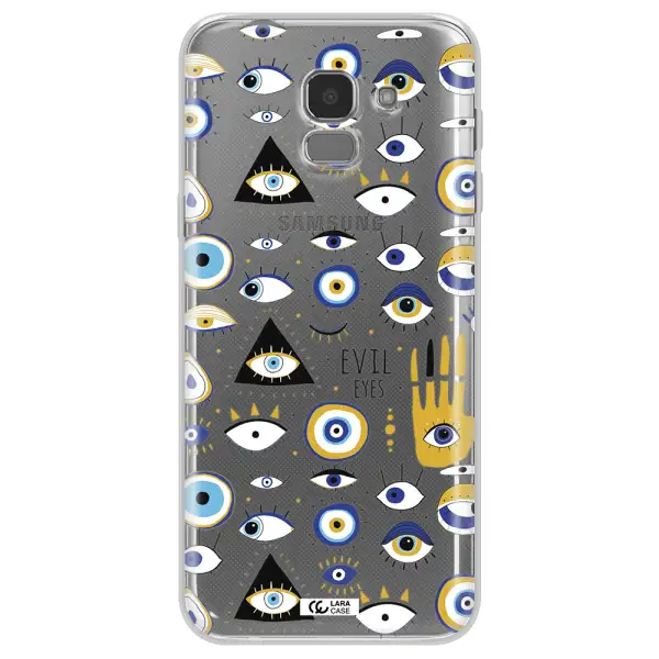Evil Eyes Samsung J6 Clear TPU Case