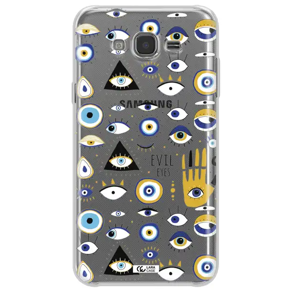 Evil Eyes Samsung J7 Core Clear TPU Case