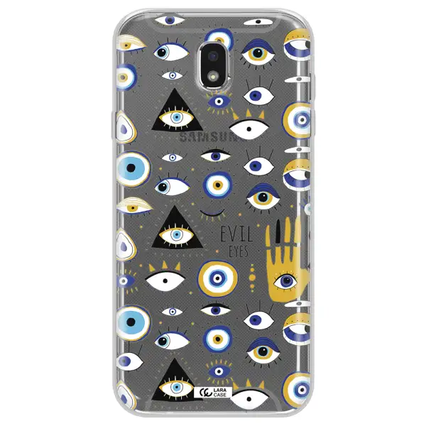 Evil Eyes Samsung J7 Pro Clear TPU Case