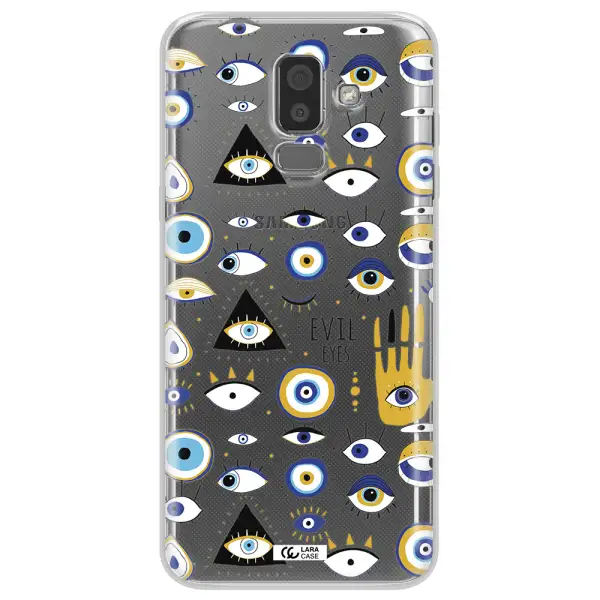 Evil Eyes Samsung J8 Clear TPU Case