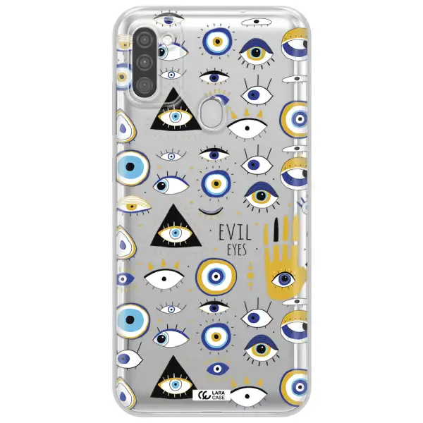 Evil Eyes Samsung M11 Clear TPU Case