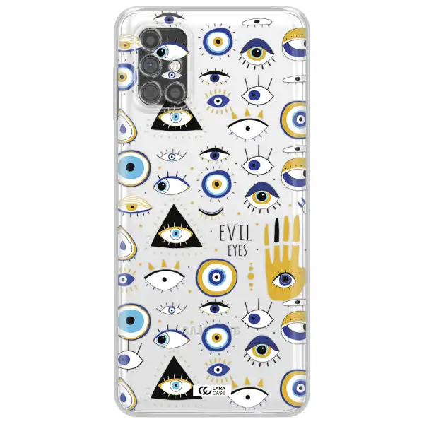 Evil Eyes Samsung M51 Clear TPU Case