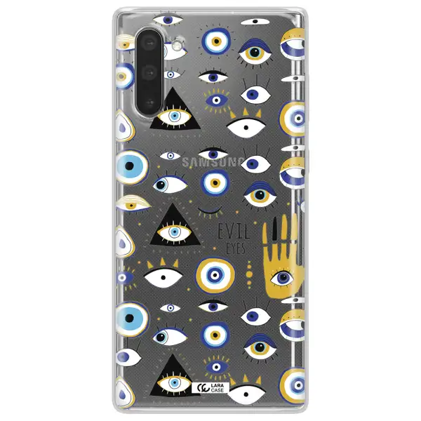 Evil Eyes Samsung Note 10 Clear TPU Case