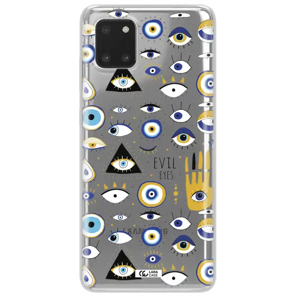 Evil Eyes Samsung Note 10 Lite Clear TPU Case