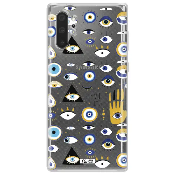Evil Eyes Samsung Note 10 Plus Clear TPU Case
