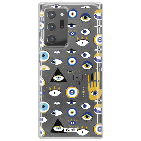 Evil Eyes Samsung Note 20 Ultra Clear TPU Case