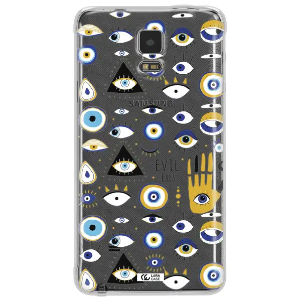 Evil Eyes Samsung Note 4 Clear TPU Case