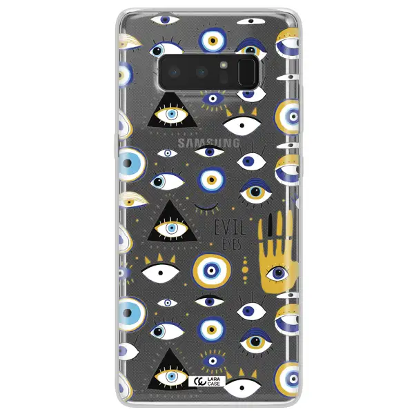 Evil Eyes Samsung Note 8 Clear TPU Case