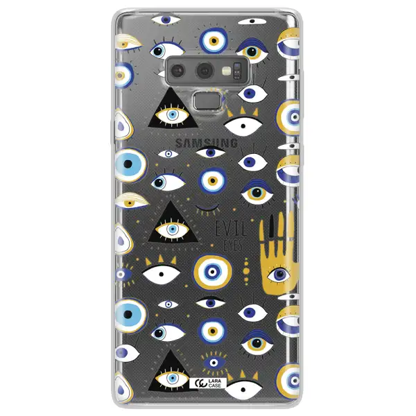 Evil Eyes Samsung Note 9 Clear TPU Case
