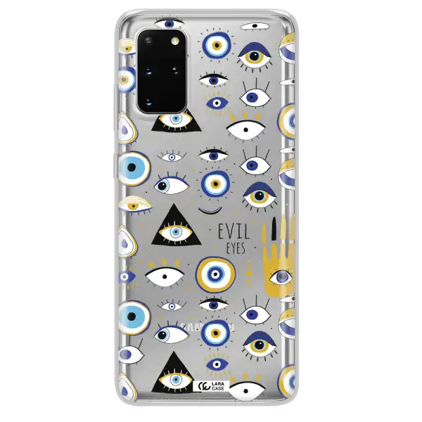Evil Eyes Samsung S 20 Plus Clear TPU Case