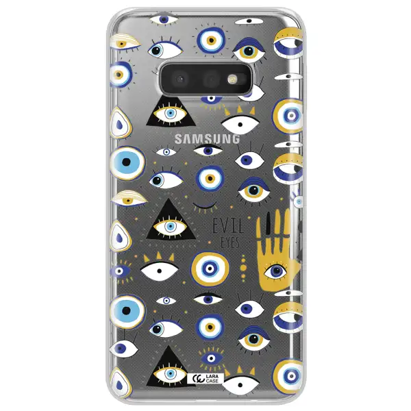 Evil Eyes Samsung S10e Clear TPU Case