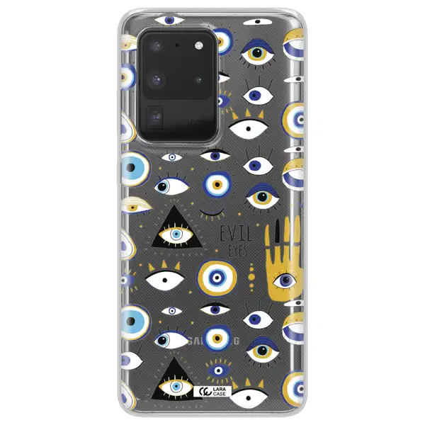 Evil Eyes Samsung S20 Ultra Clear TPU Case