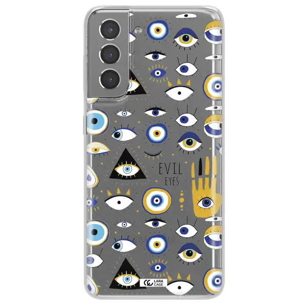 Evil Eyes Samsung S21 Clear TPU Case