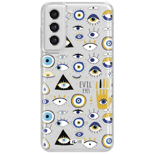 Evil Eyes Samsung S21 Fe Clear Tpu Case