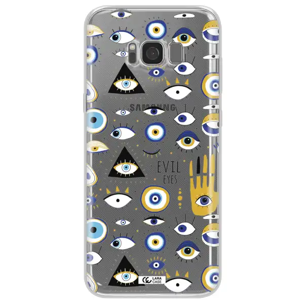 Evil Eyes Samsung S8 Clear TPU Case