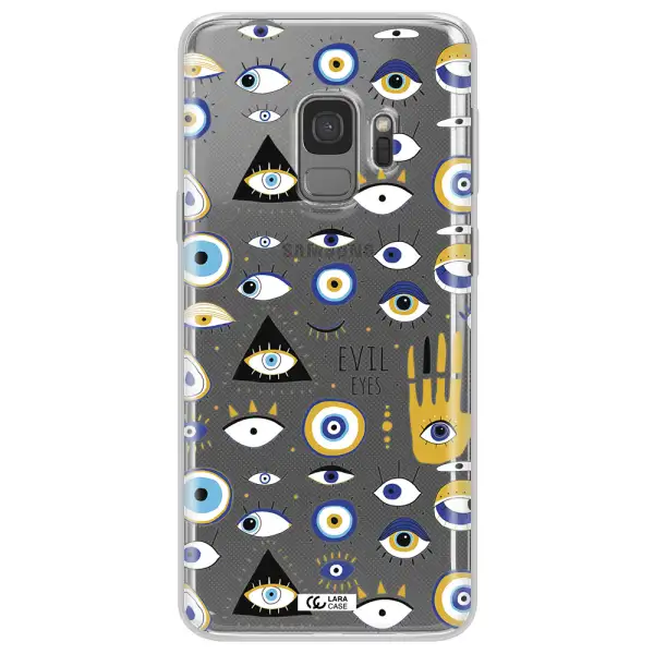 Evil Eyes Samsung S9 Clear TPU Case