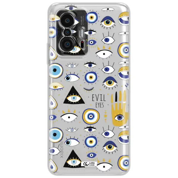 Evil Eyes Xiaomi 11T Clear Tpu Case