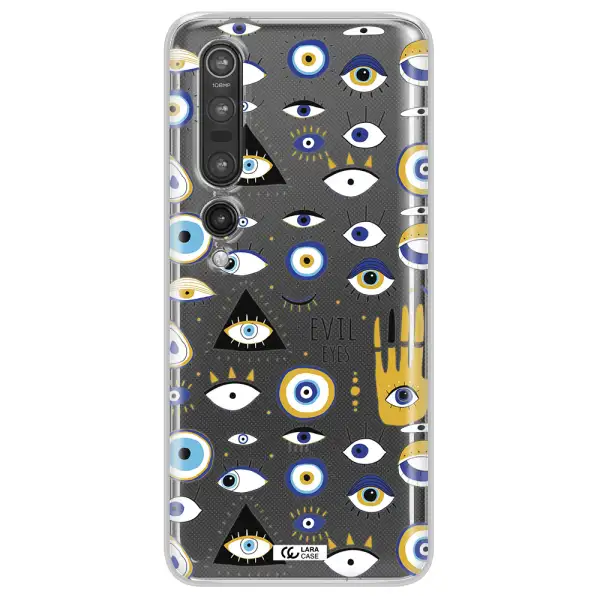 Evil Eyes Xiaomi Mi 10 Pro Clear TPU Case