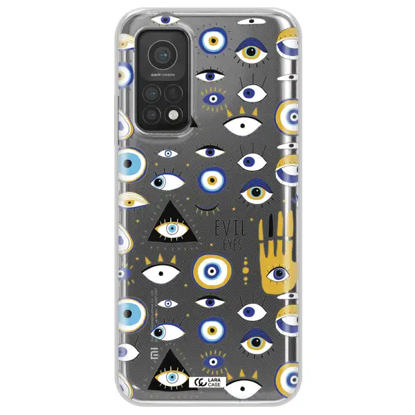 Evil Eyes Xiaomi Mi 10T Clear TPU Case