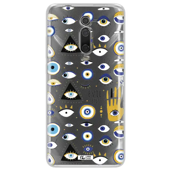 Evil Eyes Xiaomi Mi 9T Clear TPU Case