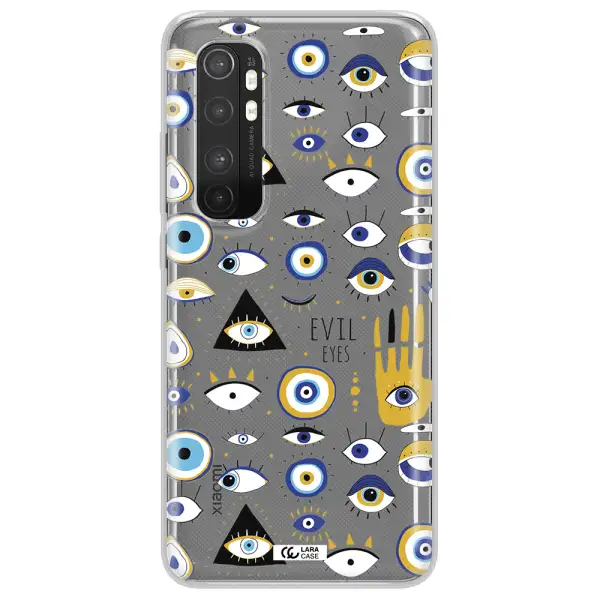 Evil Eyes Xiaomi Mi Note 10 Lite Clear TPU Case