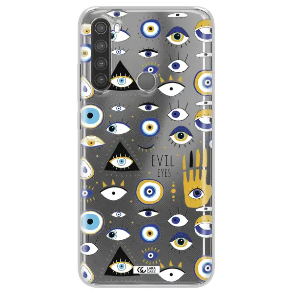 Evil Eyes Xiaomi Note 8 Clear TPU Case